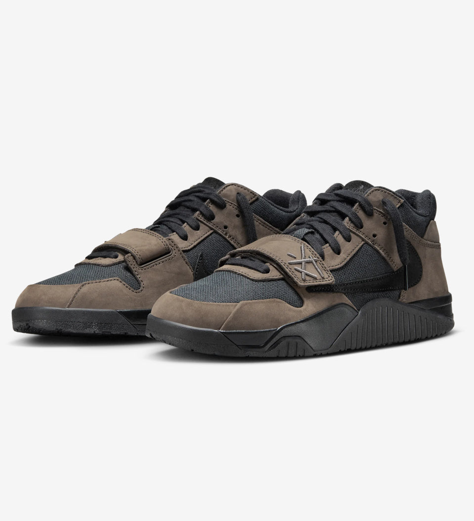 Travis Scott Jumpman Black and Dark Mocha