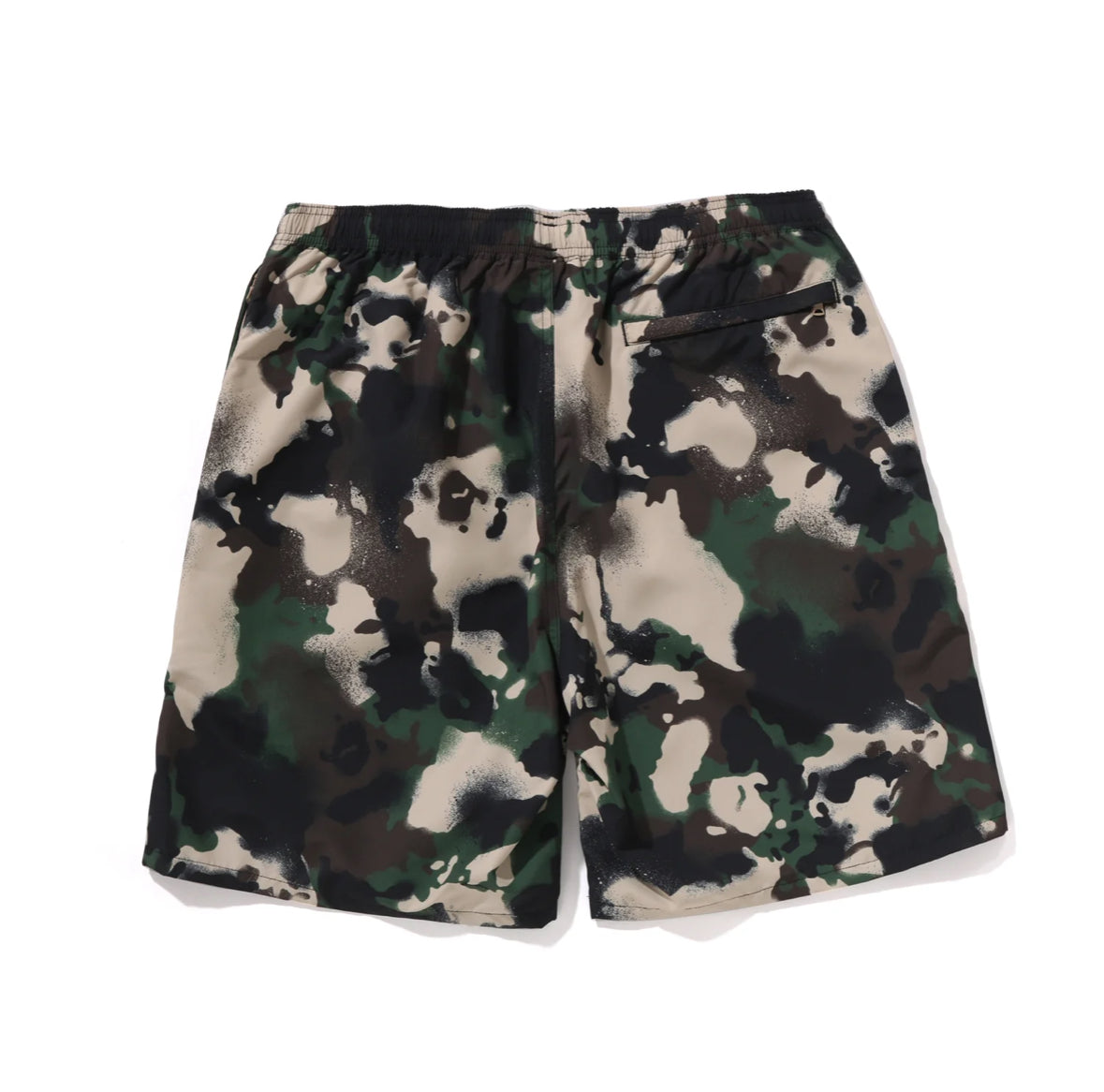 BAPE Map Camo Regular Fit Beach Shorts