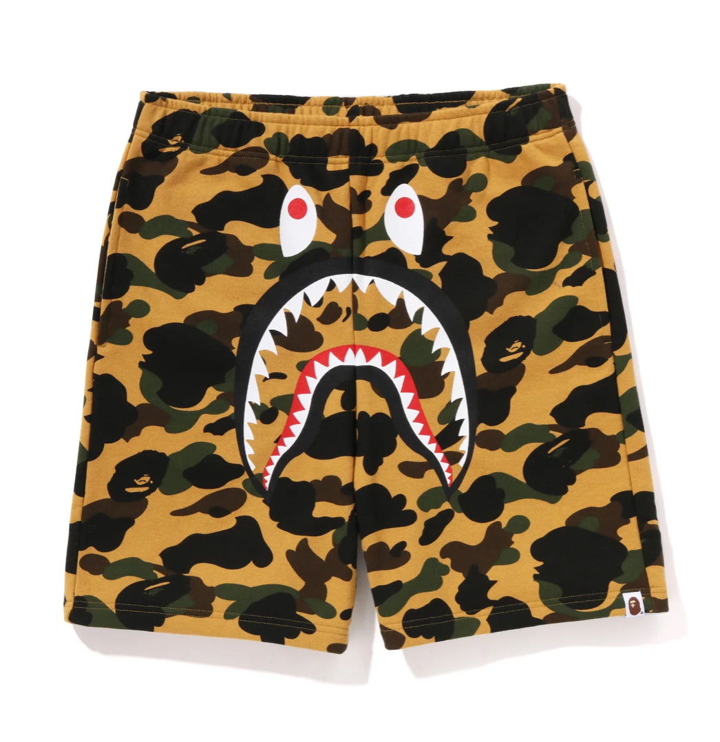 BAPE 1st Camo Shark Regular Fit Sweat Shorts
