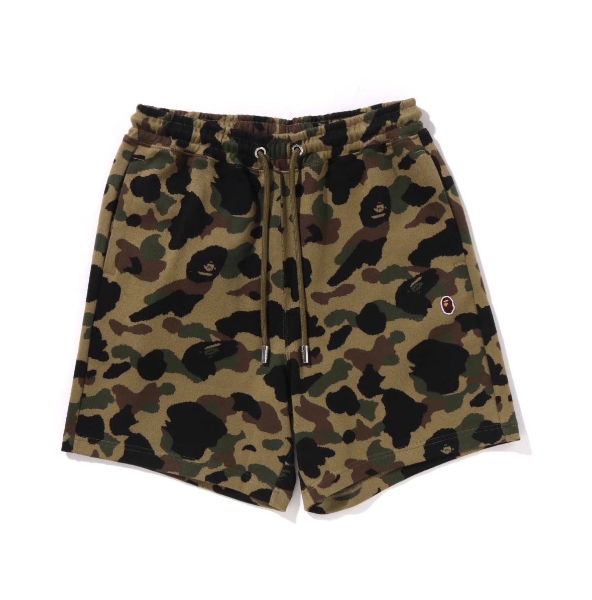BAPE 1st Camo Jacquard One Point Relaxed Fit Sweat Shorts