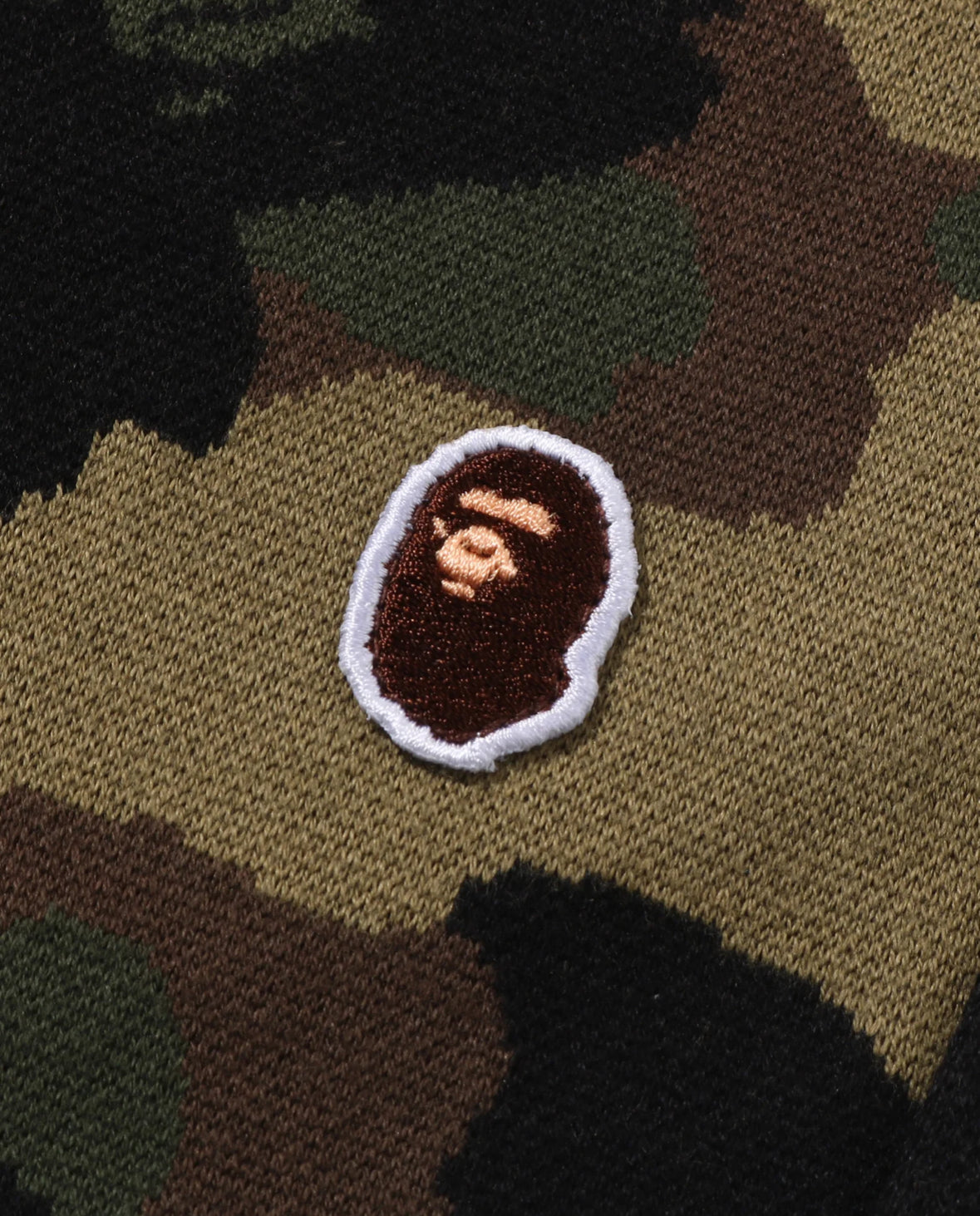 BAPE 1st Camo Jacquard One Point Relaxed Fit Sweat Shorts