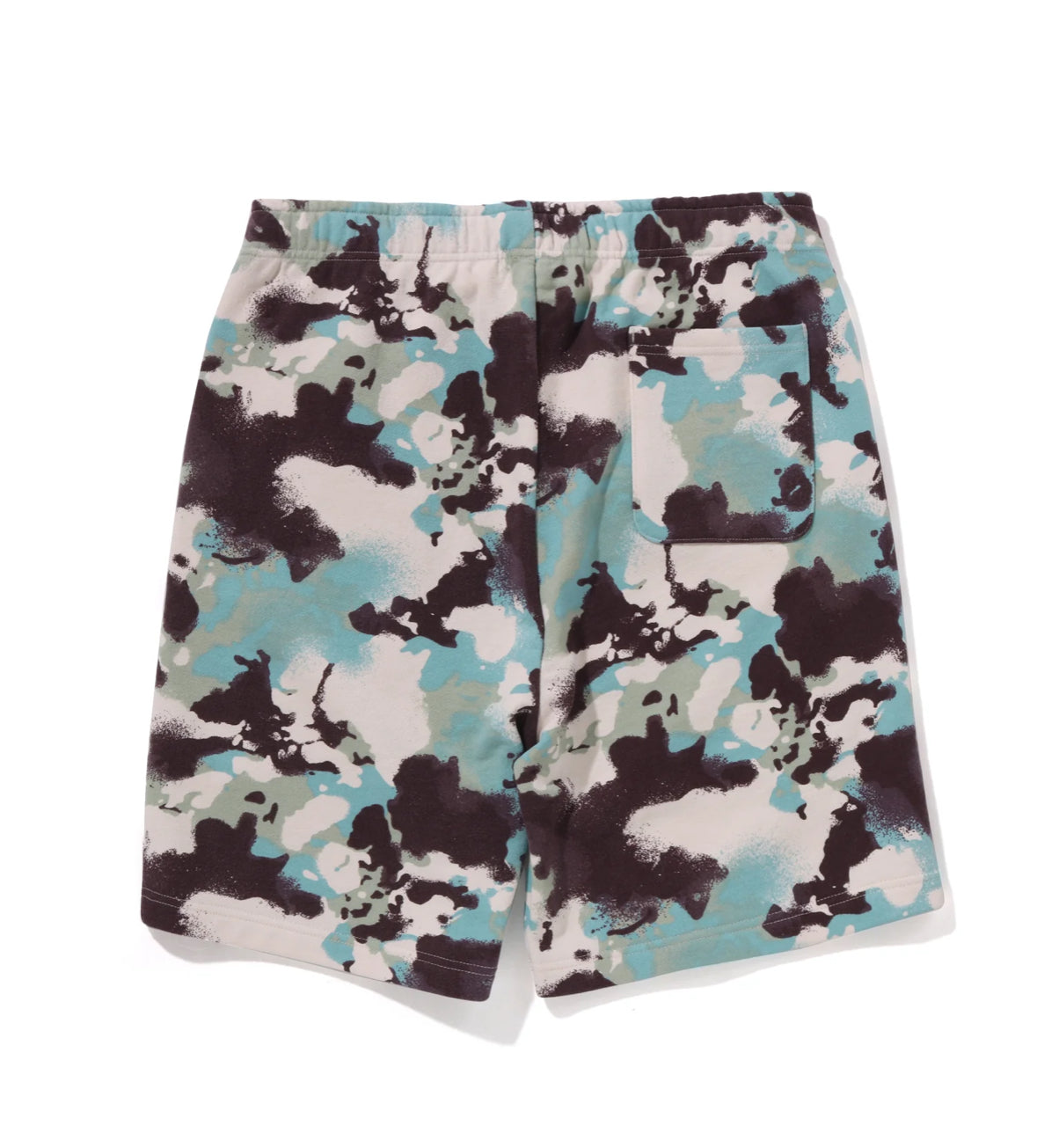 BAPE Map Camo Regular Fit Shark Sweat Shorts