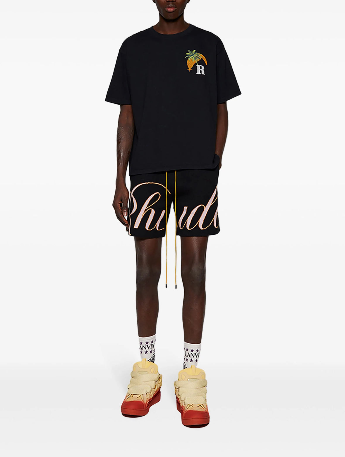 Lanvin
Curb radiant spray-effect sneakers