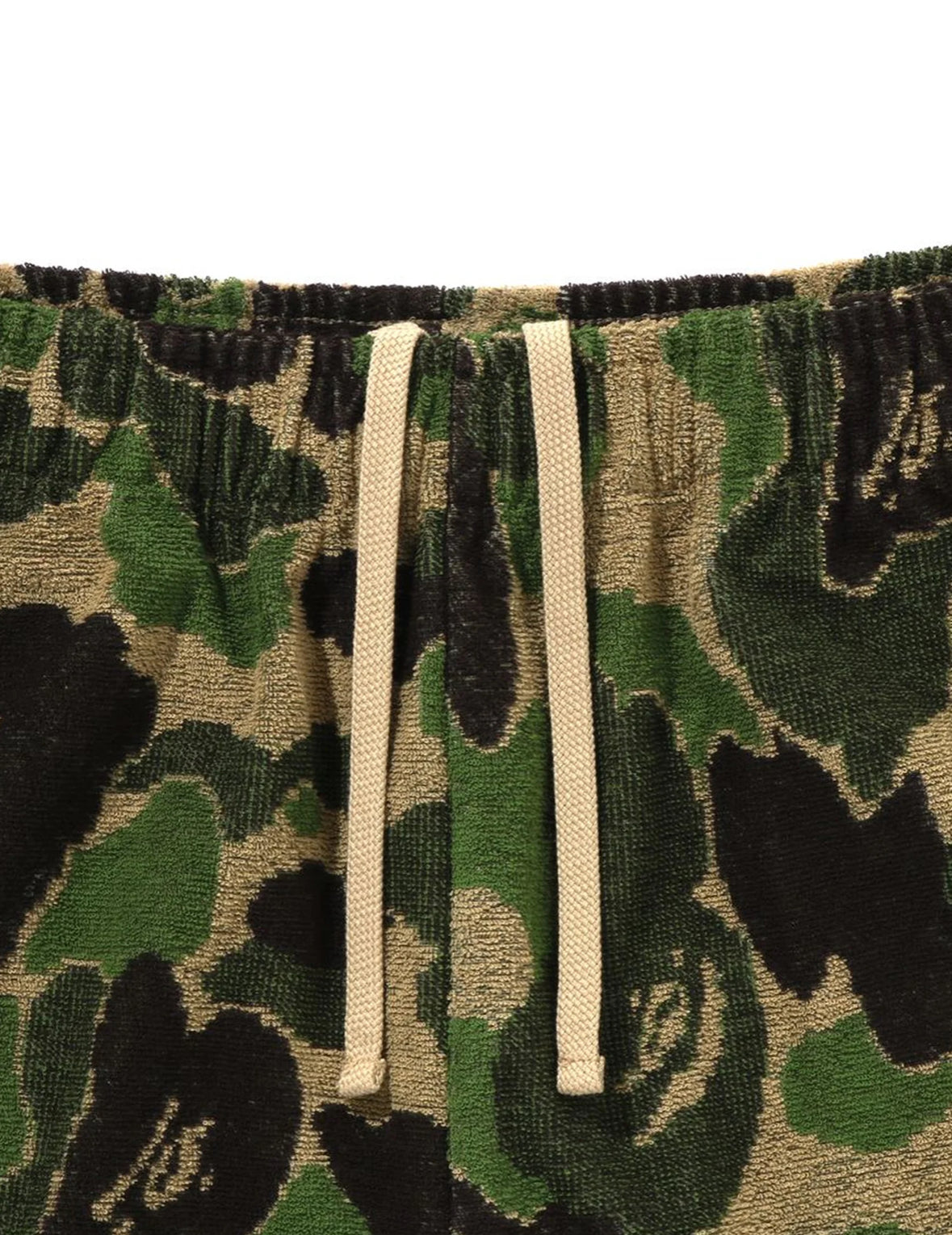 BAPE Abc Camo Pile One Point Sweat Shorts