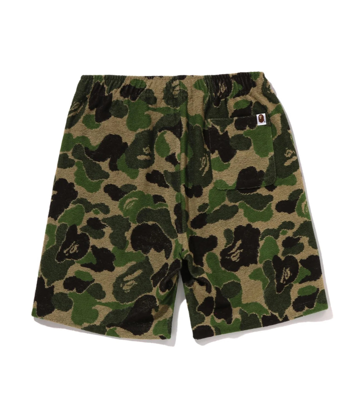 BAPE Abc Camo Pile One Point Sweat Shorts
