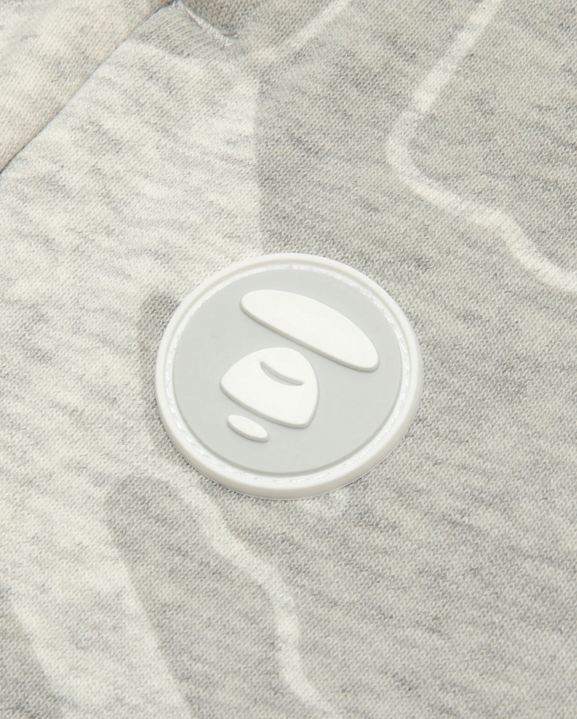 BAPE AAPENOW moonface logo camo sweat shorts