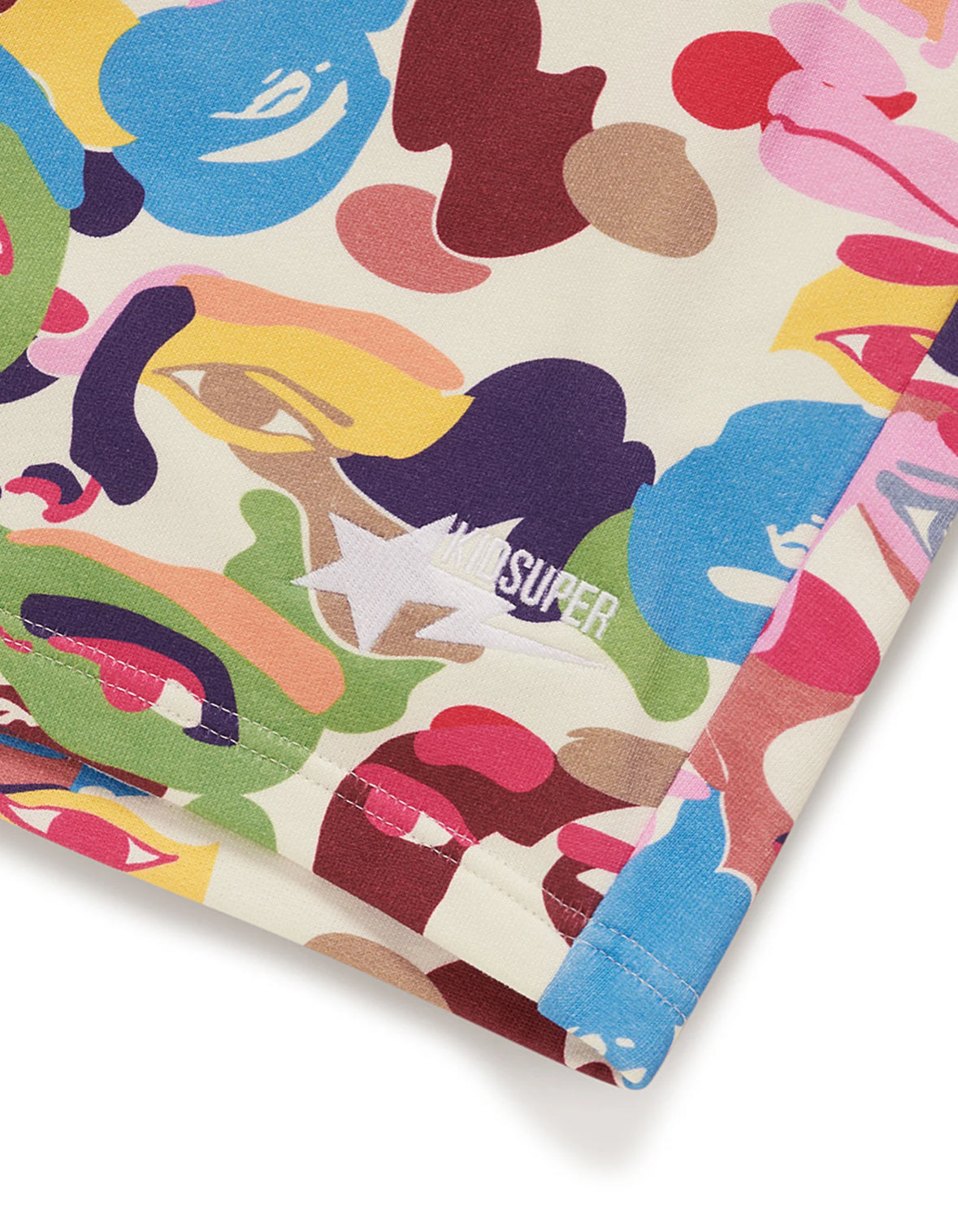 BAPE X Kidsuper Camo Sweat Shorts