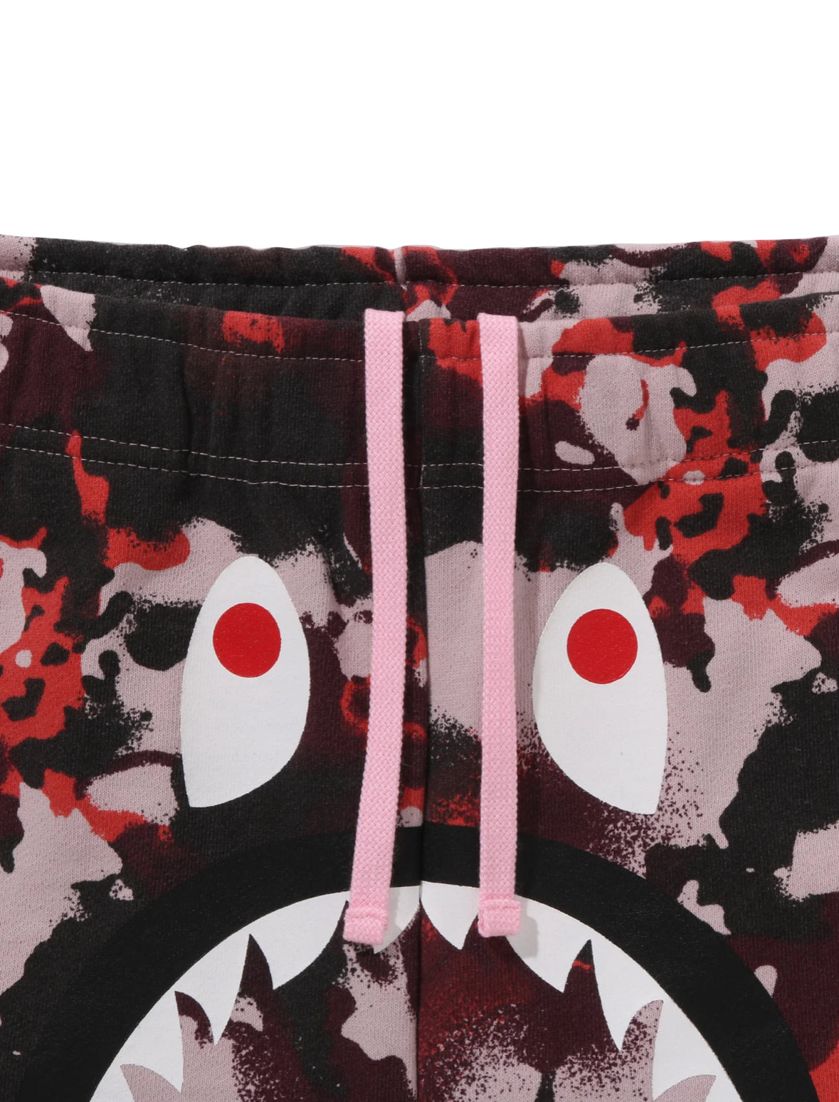 BAPE Map Camo Regular Fit Shark Sweat Shorts