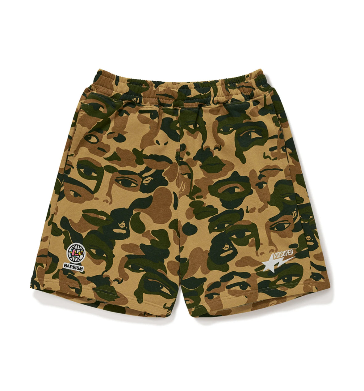 BAPE X Kidsuper Camo Sweat Shorts