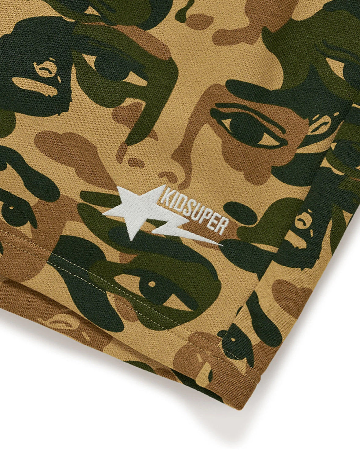 BAPE X Kidsuper Camo Sweat Shorts