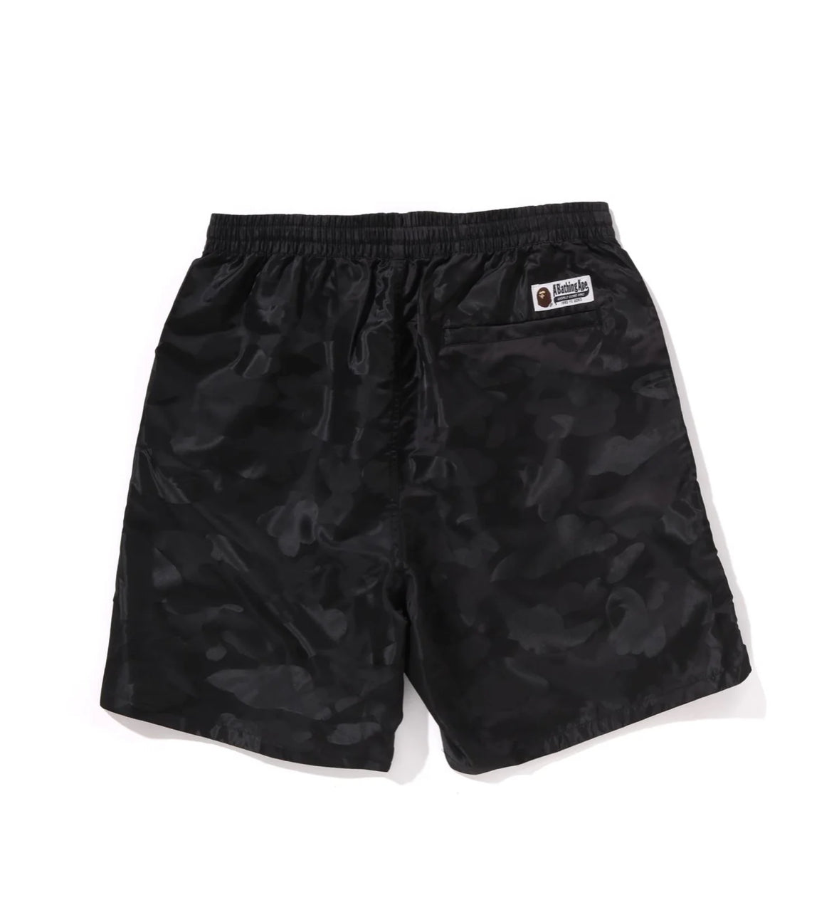 BAPE Solid Camo Bathing Ape Logo Shorts