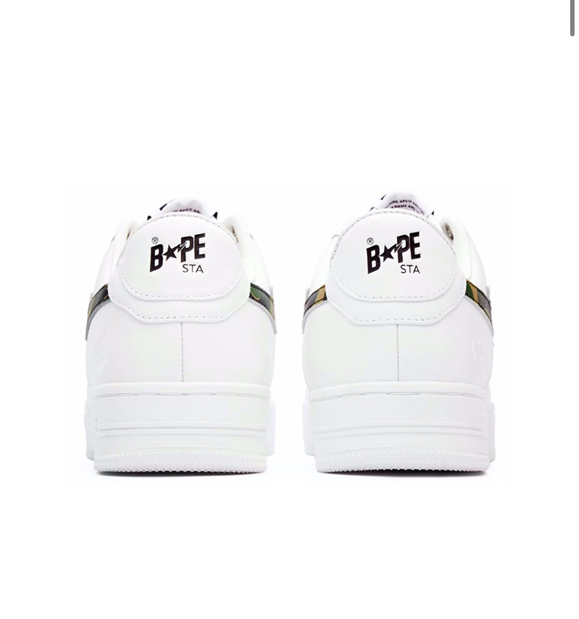 A BATHING APE BAPE STA ABC CAMO WHITE GREEN