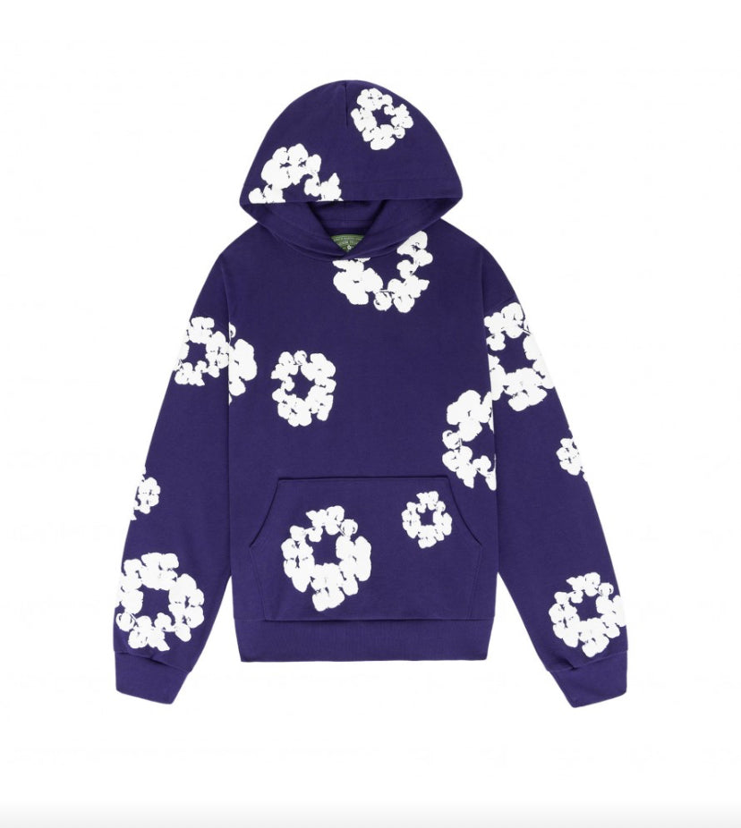 DENIM TEARS THE COTTON WREATH SWEATSHIRT PURPLE