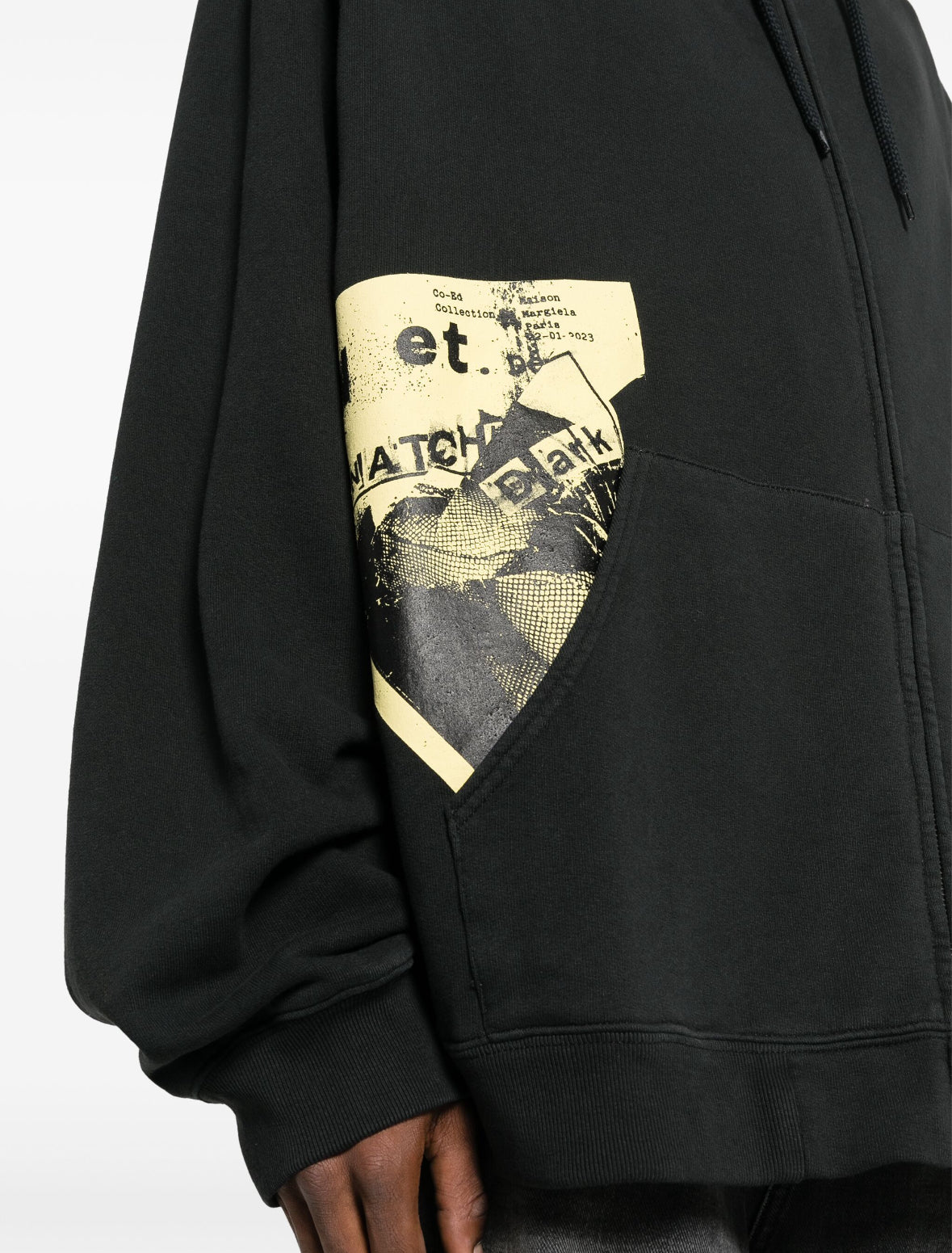 Maison Margiela
Invitation cotton zip hoodie