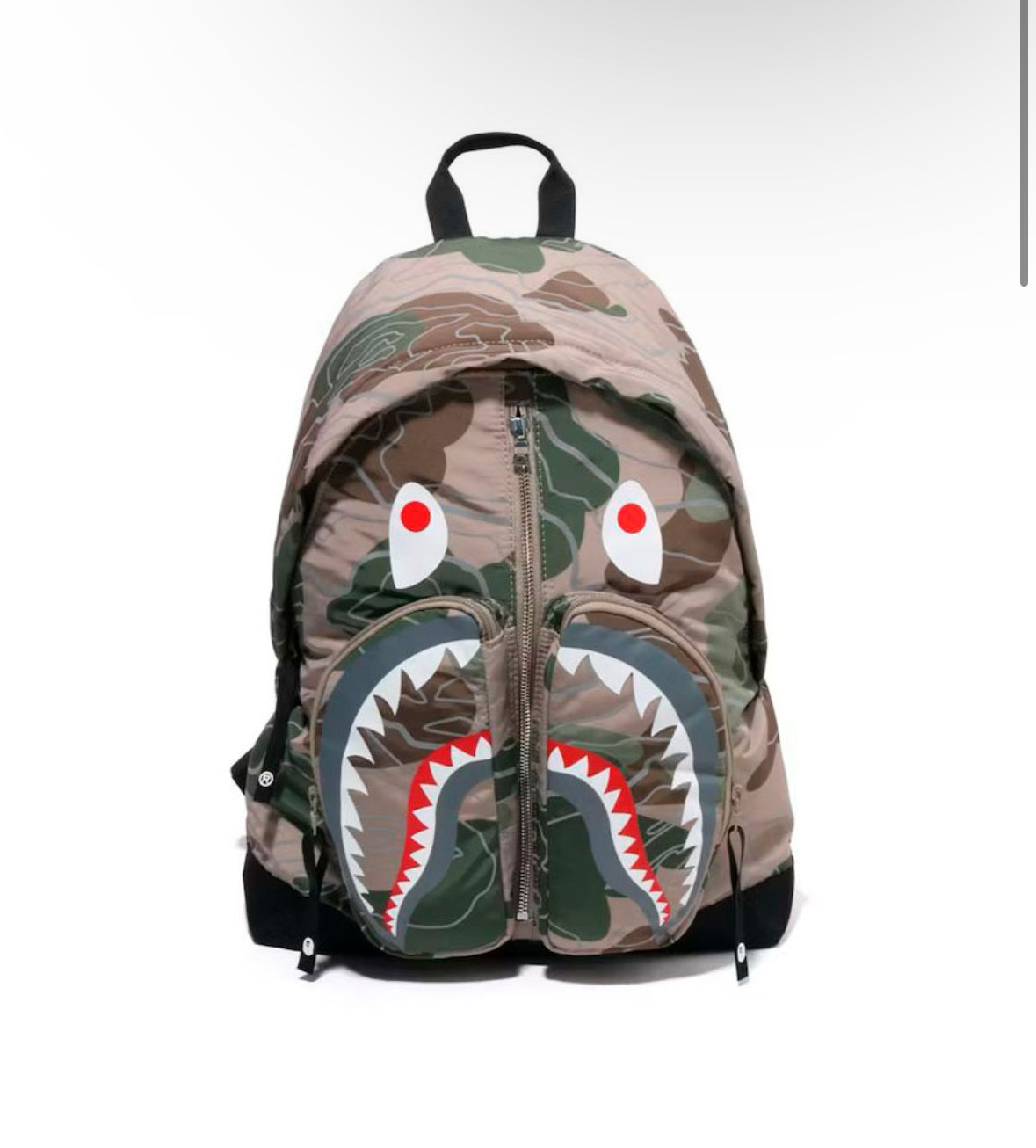 РЮКЗАК BAPE LAYERED LINE CAMO SHARK DAY PACK BEIGE