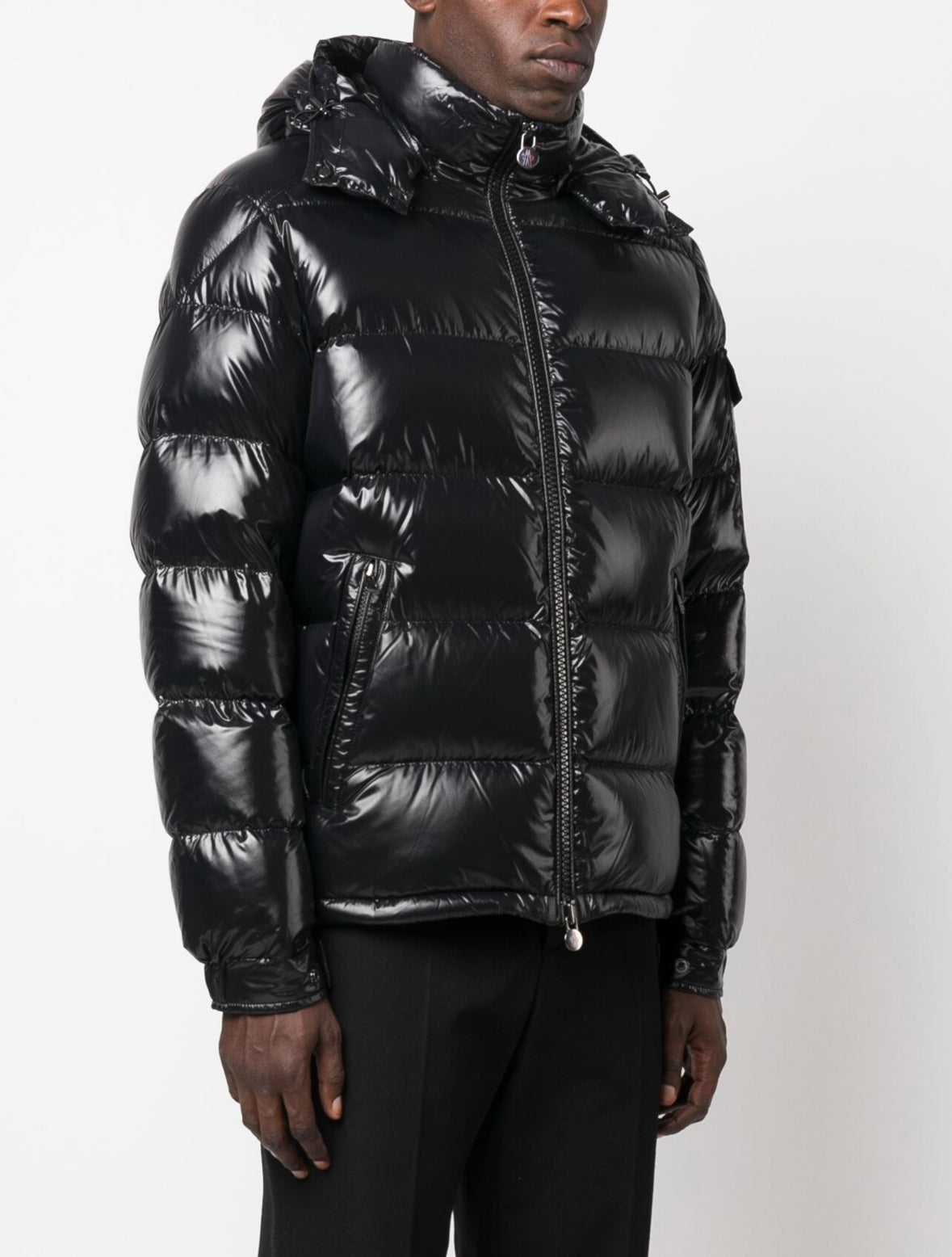 Moncler
Maya zip-up padded hooded jacket