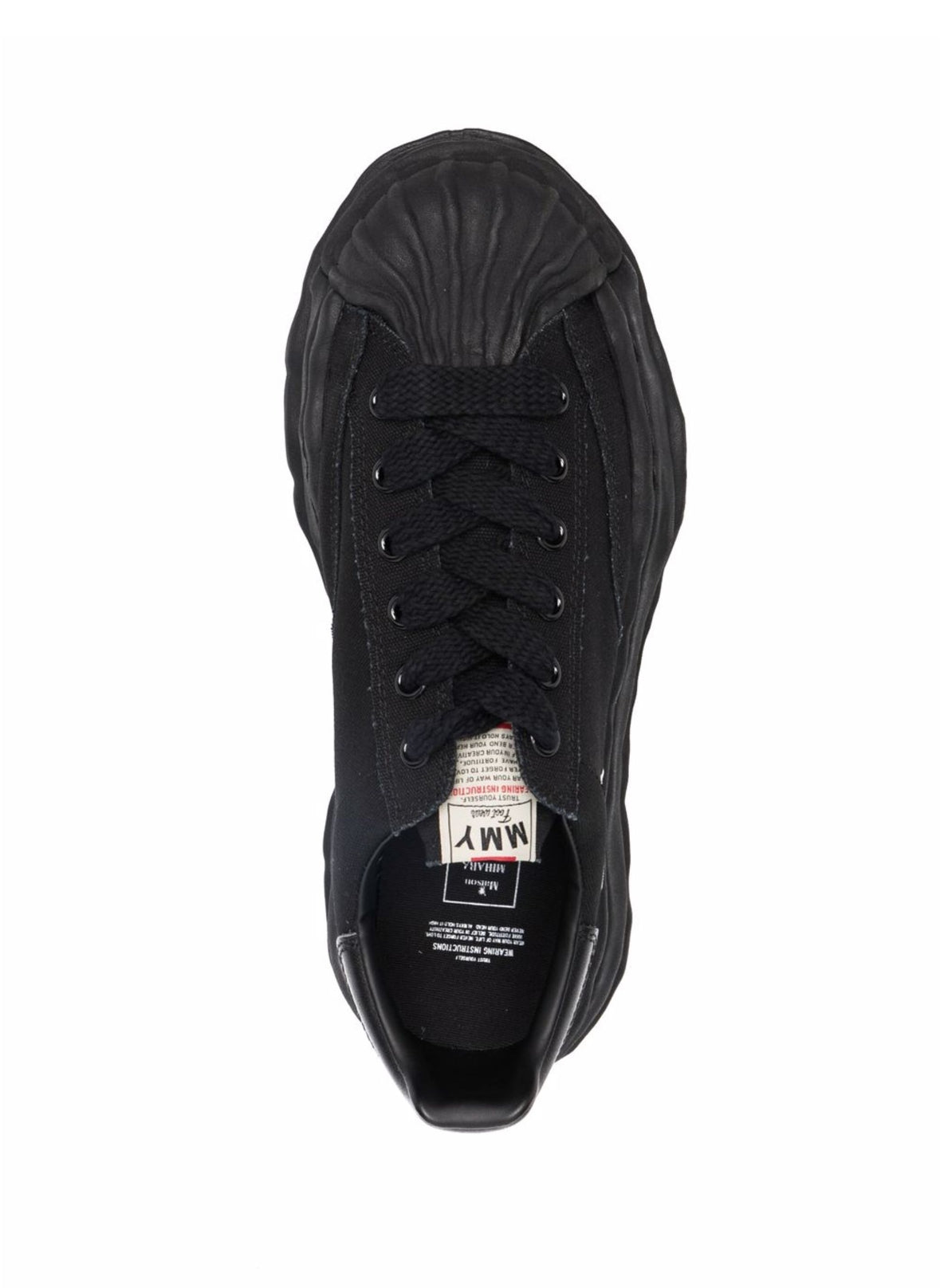 Maison MIHARA YASUHIRO ridged-trim low-top sneakers