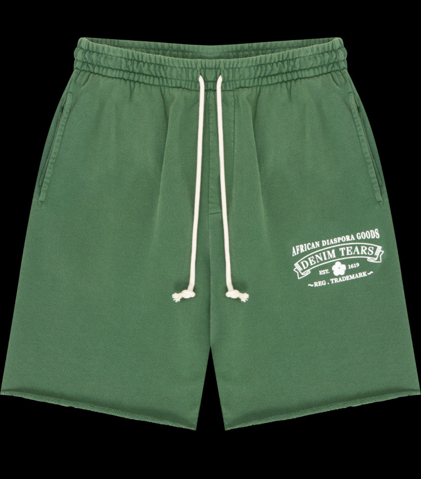 denim tears Sweatshorts Washed Green