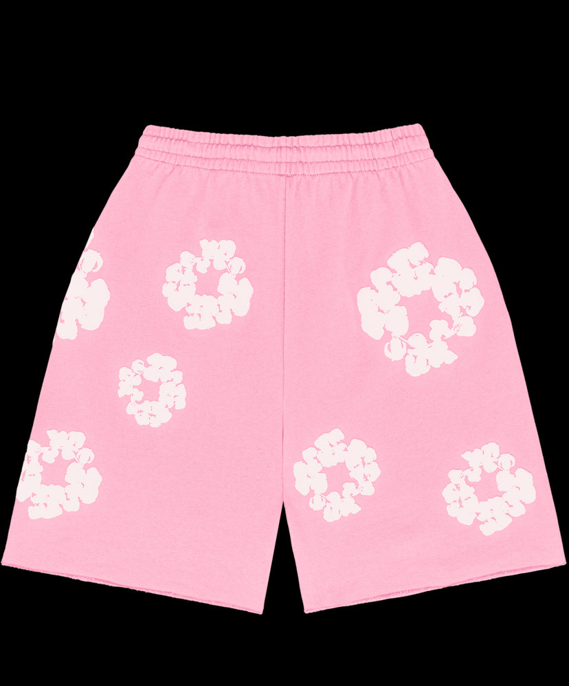Denim tears The Cotton Wreath Shorts Pink