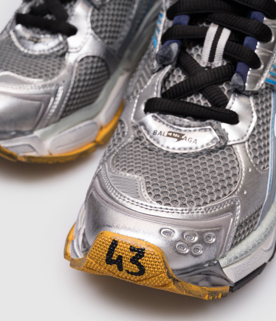 Balenciaga runner silver/blue/yellow