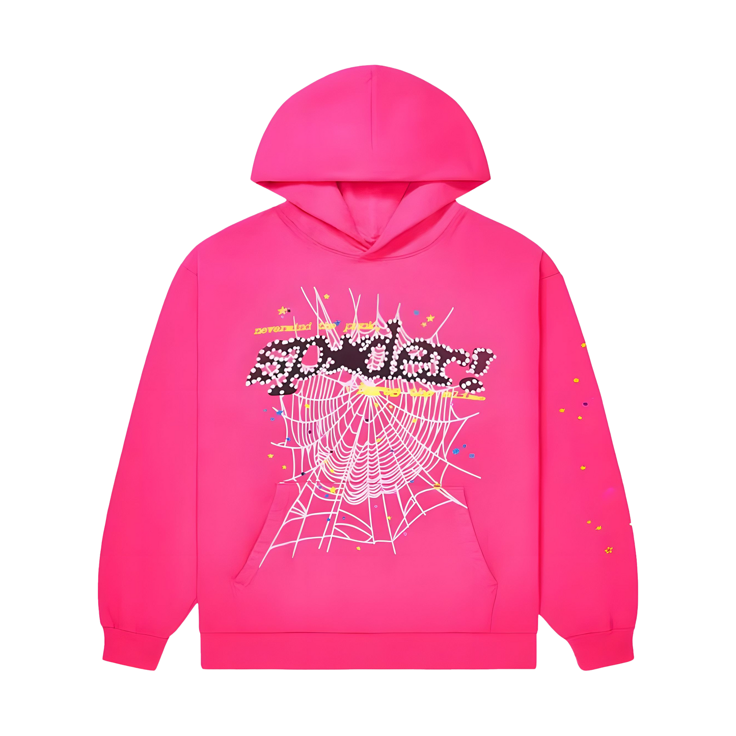 Sp5der P*NK V2 Толстовка с капюшоном розовая