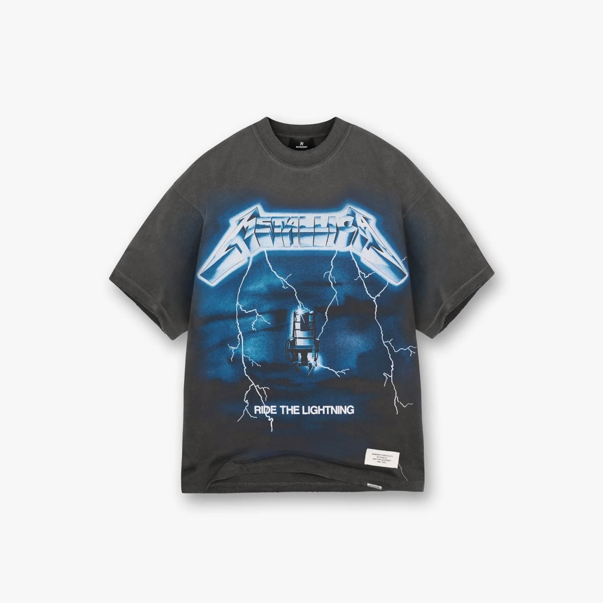 Represent X Metallica Ride The Lightning T-Shirt Black