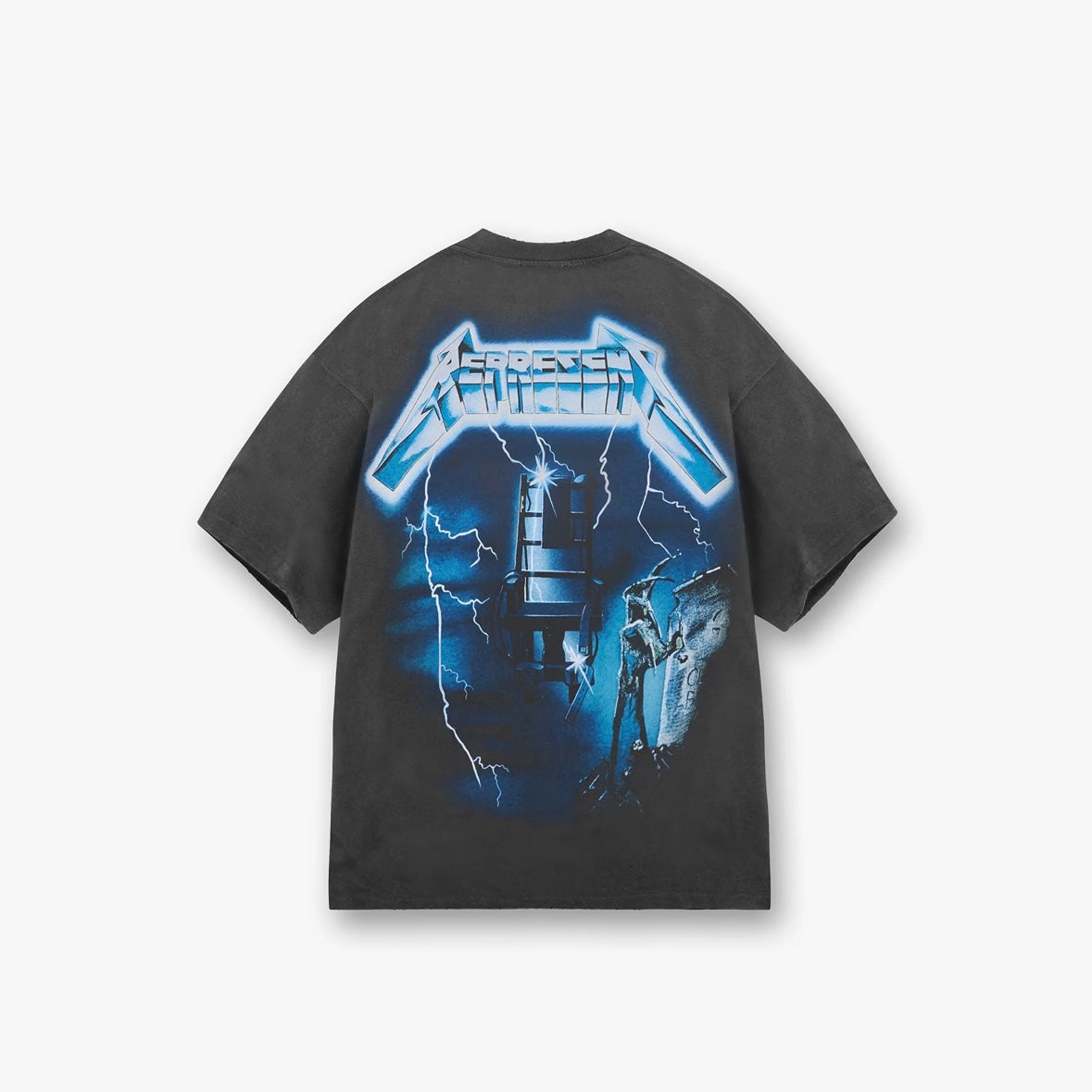 Represent X Metallica Ride The Lightning T-Shirt Black
