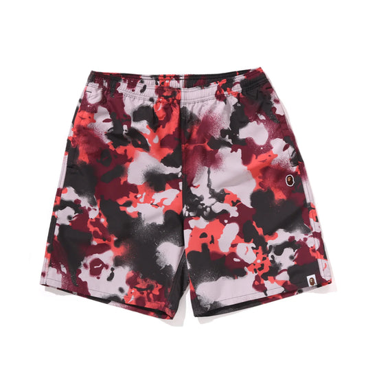 BAPE Map Camo Regular Fit Beach Shorts