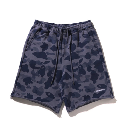 BAPE 1st Camo Heavy Washed Relaxed Fit Sweat Shorts