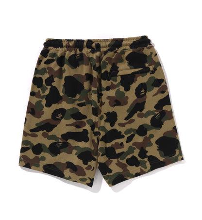 BAPE 1st Camo Jacquard One Point Relaxed Fit Sweat Shorts