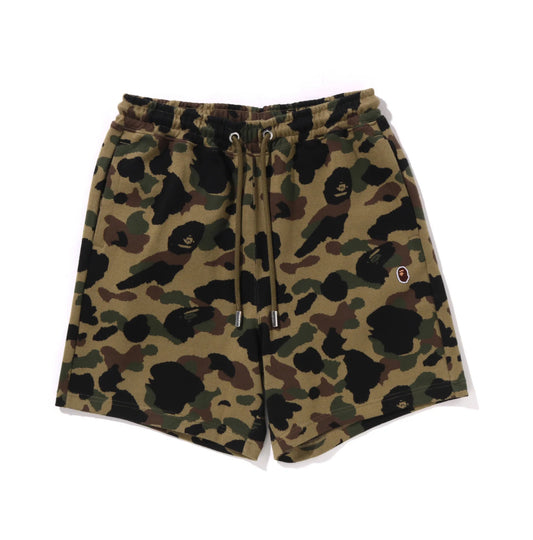 BAPE 1st Camo Jacquard One Point Relaxed Fit Sweat Shorts