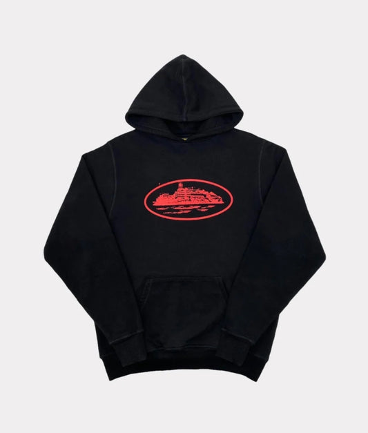 Corteiz 5 Starz Alcatraz Hoodie in Green
