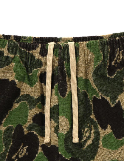 BAPE Abc Camo Pile One Point Sweat Shorts