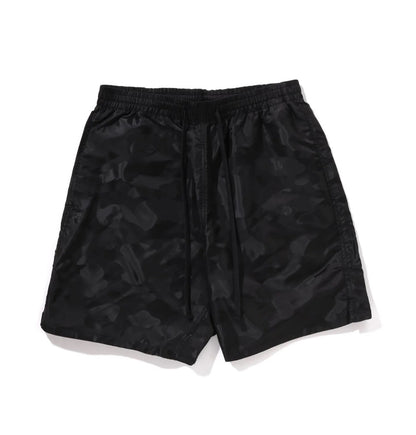 BAPE Solid Camo Bathing Ape Logo Shorts