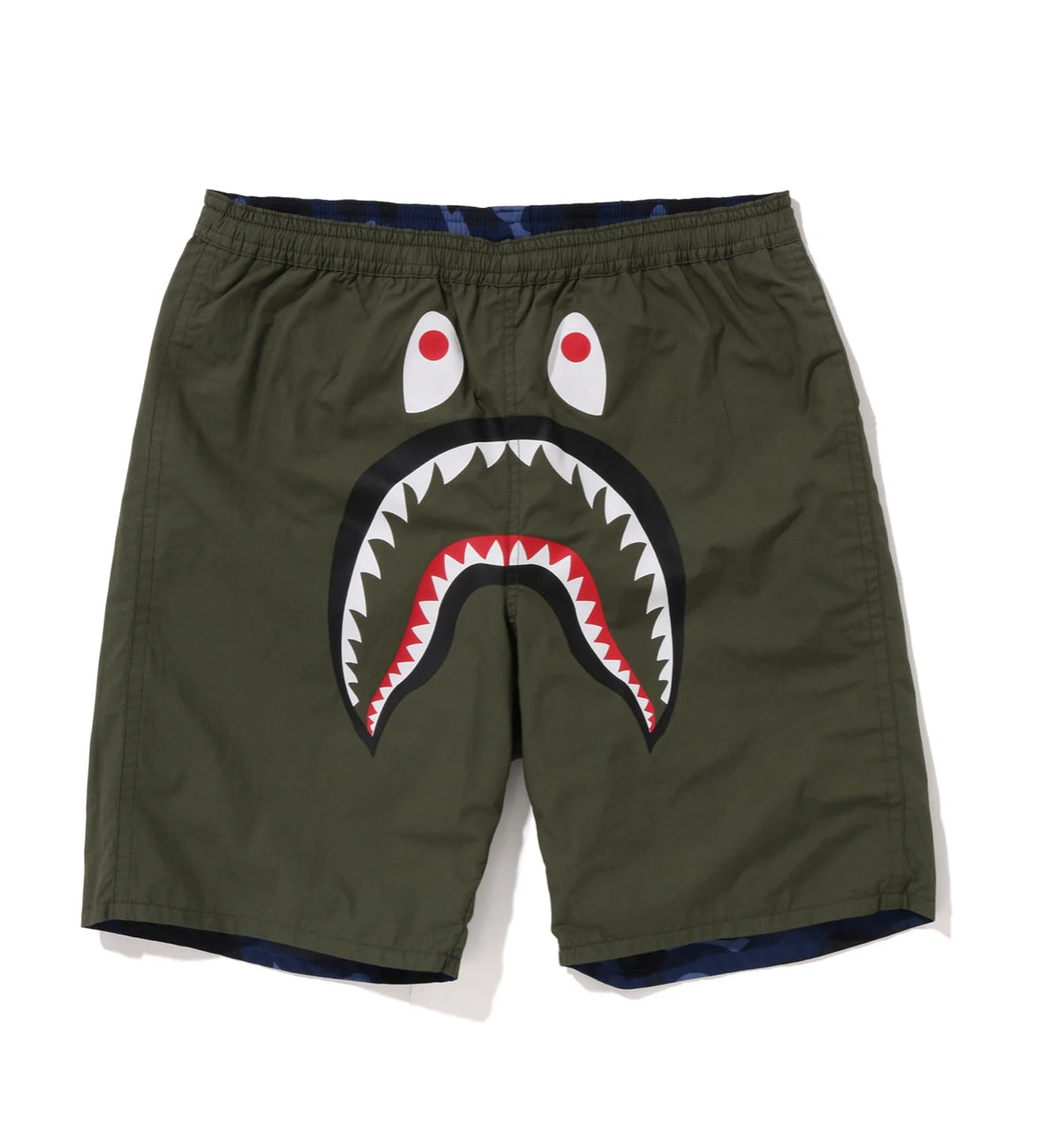 BAPE Color Camo Shark Reversible Shorts