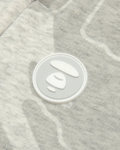 BAPE AAPENOW moonface logo camo sweat shorts