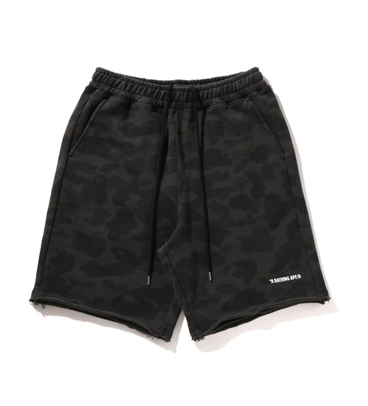 BAPE 1st Camo Heavy Washed Relaxed Fit Sweat Shorts