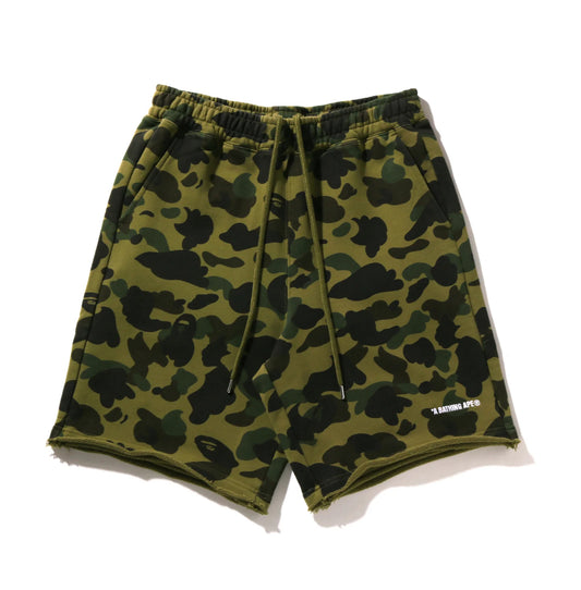 BAPE 1st Camo Heavy Washed Relaxed Fit Sweat Shorts