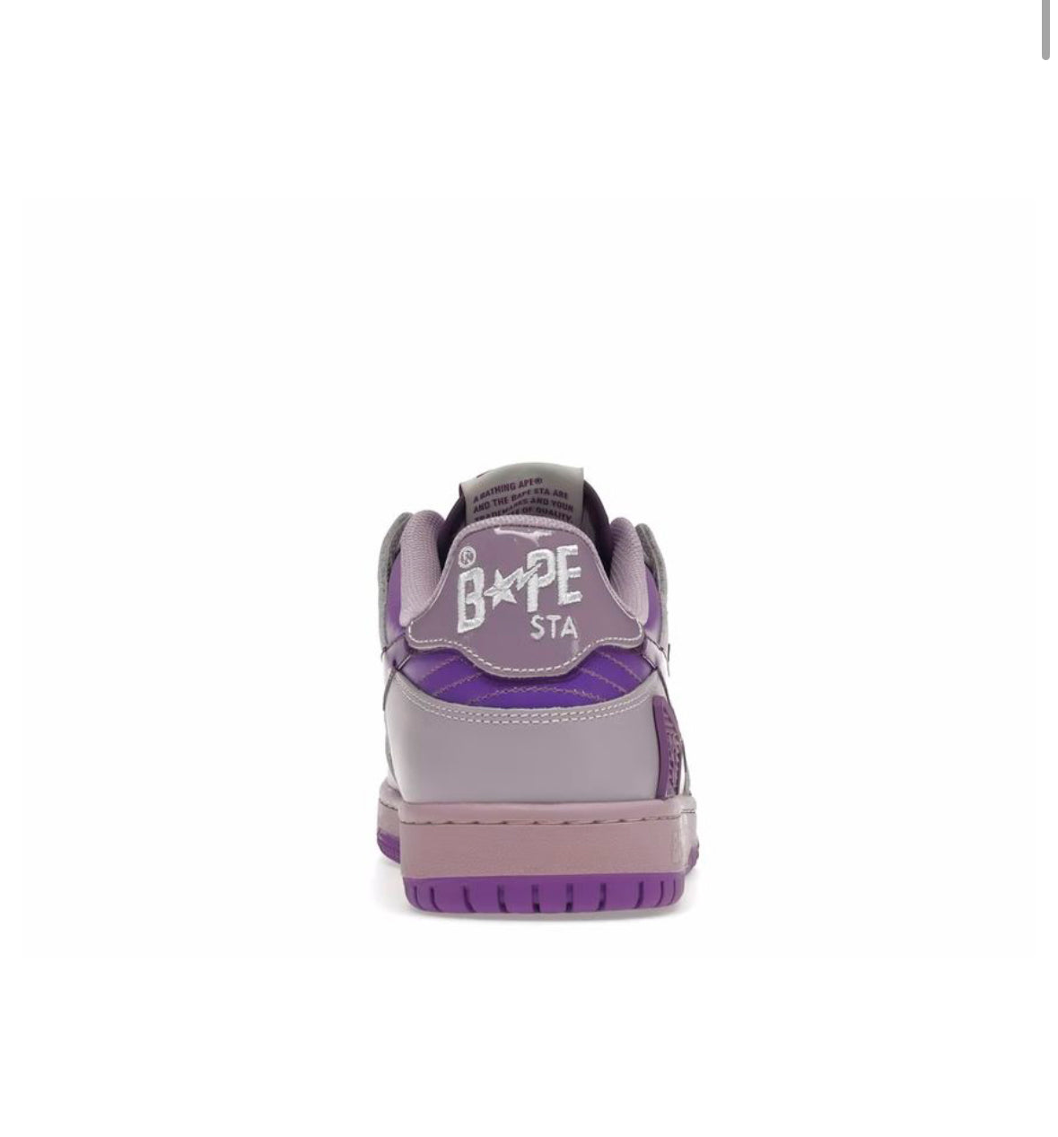A BATHING APE BAPE SK8 STA PURPLE