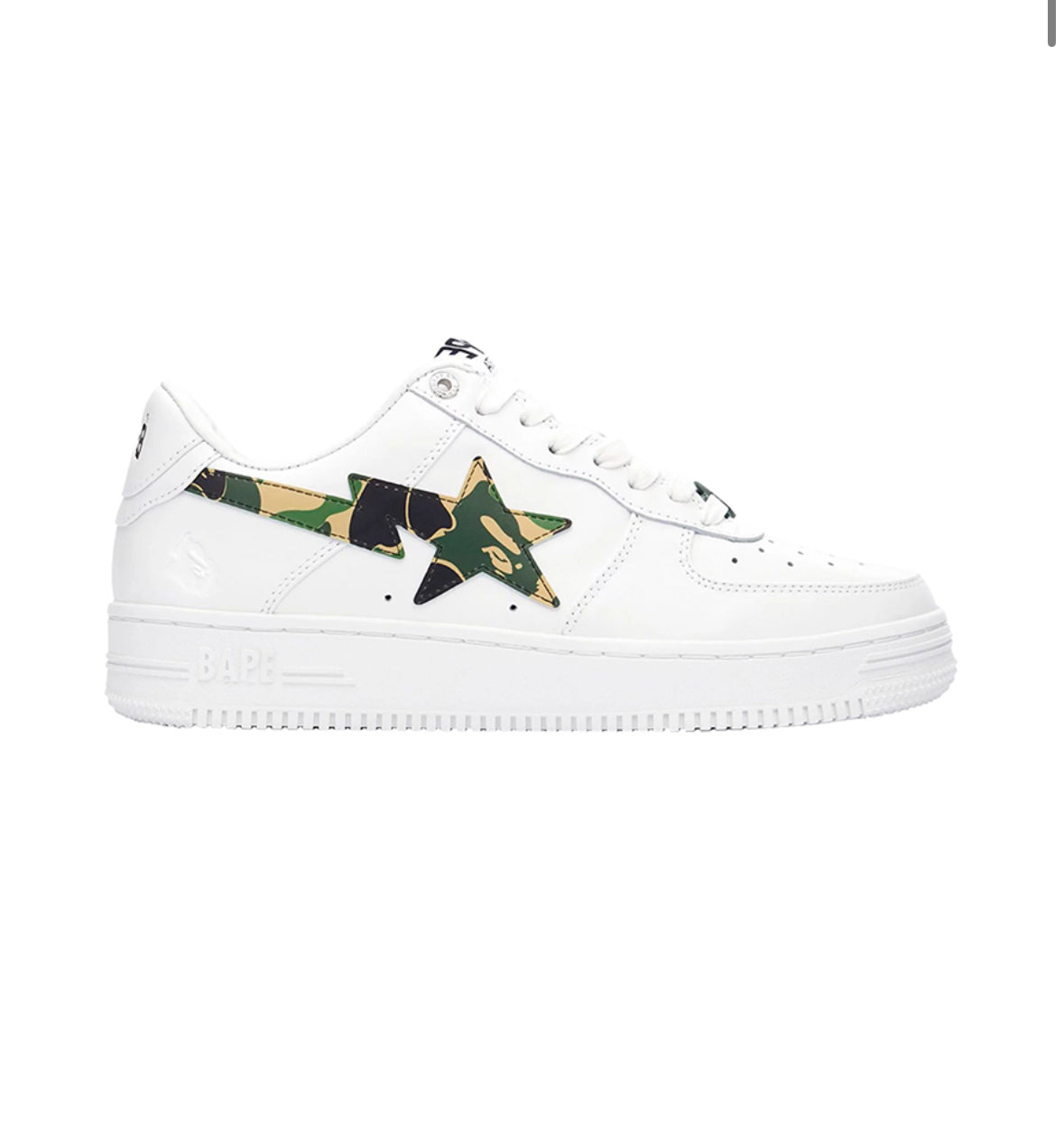 A BATHING APE BAPE STA ABC CAMO WHITE GREEN