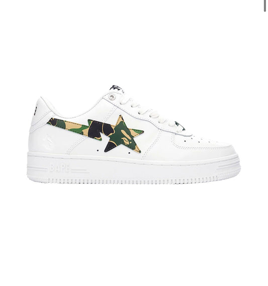 A BATHING APE BAPE STA ABC CAMO WHITE GREEN