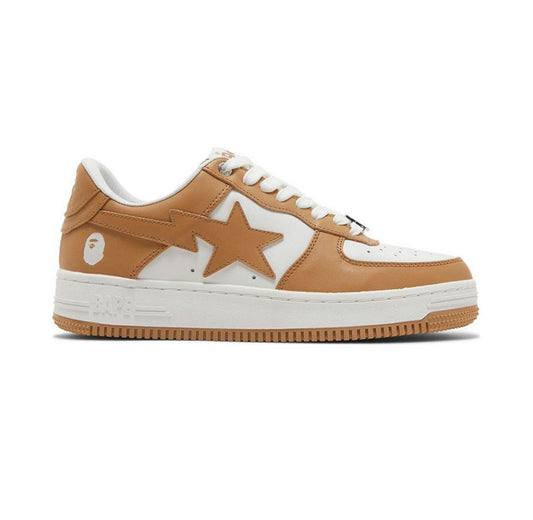A BATHING APE BAPE STA WHITE BEIGE
