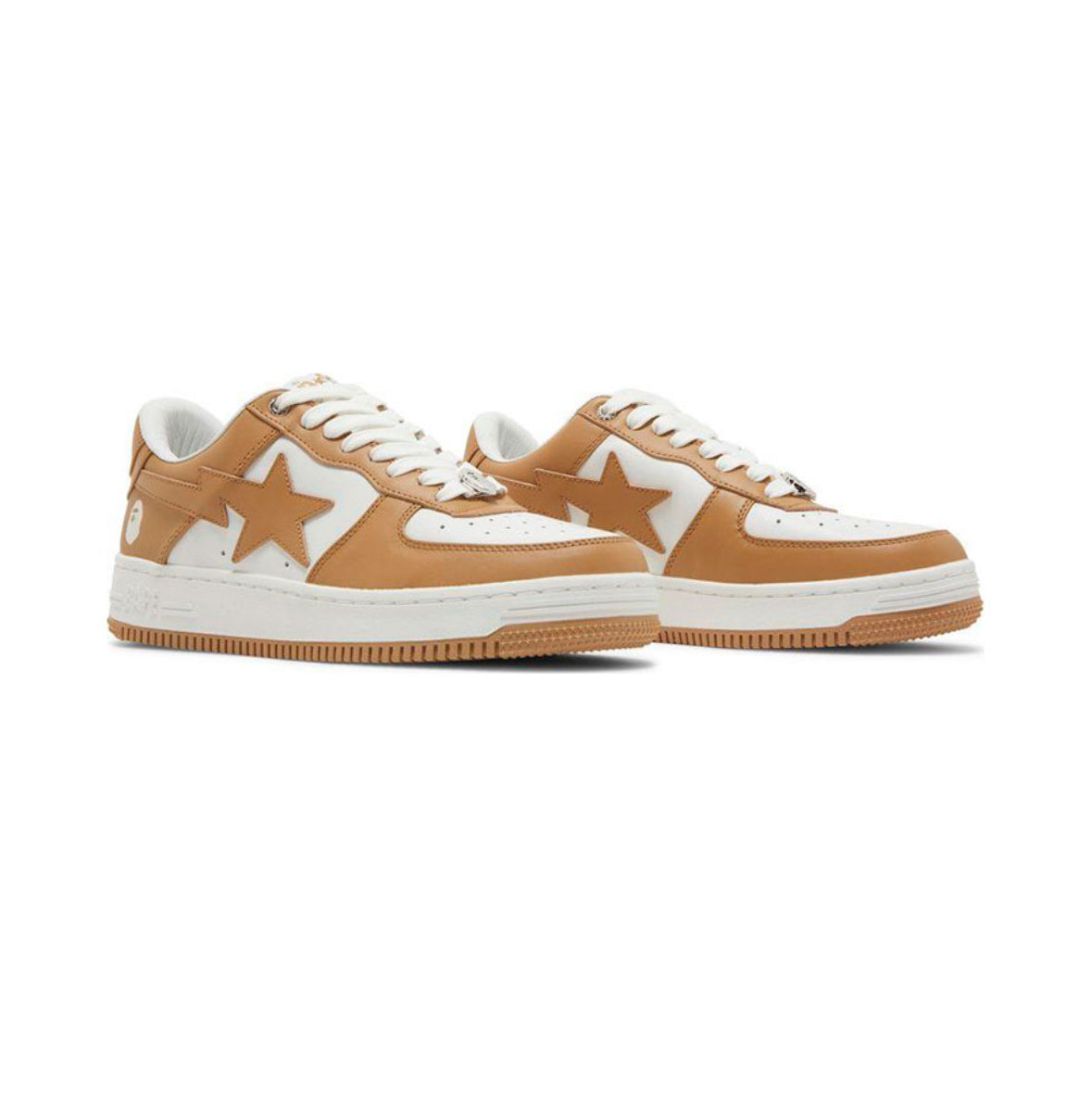 A BATHING APE BAPE STA WHITE BEIGE