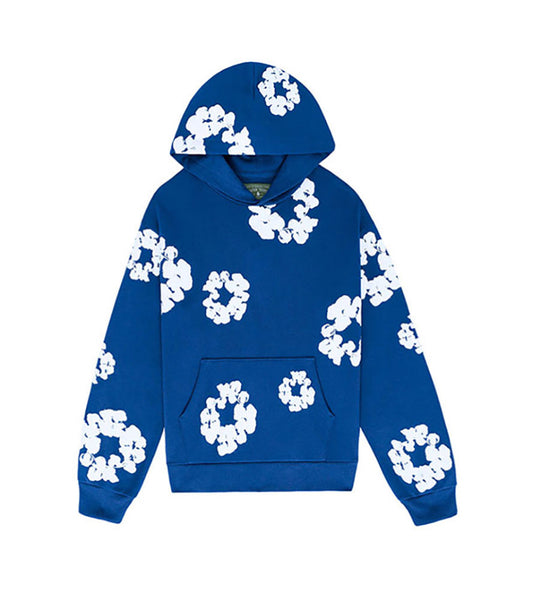 DENIM TEARS THE COTTON WREATH SWEATSHIRT ROYAL BLUE