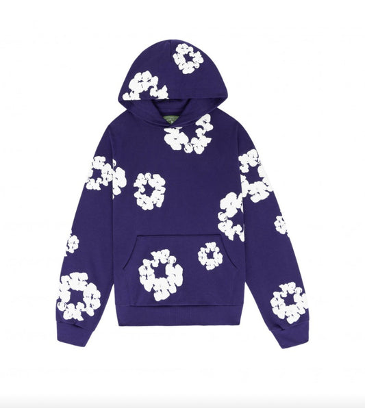 DENIM TEARS THE COTTON WREATH SWEATSHIRT PURPLE