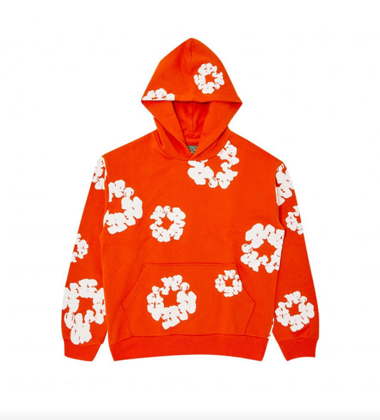 DENIM TEARS THE COTTON WREATH SWEATSHIRT ORANGE