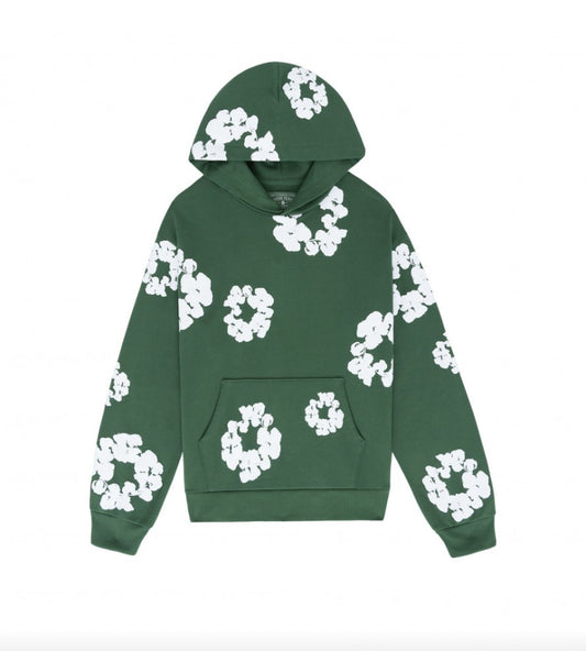 DENIM TEARS THE COTTON WREATH SWEATSHIRT GREEN