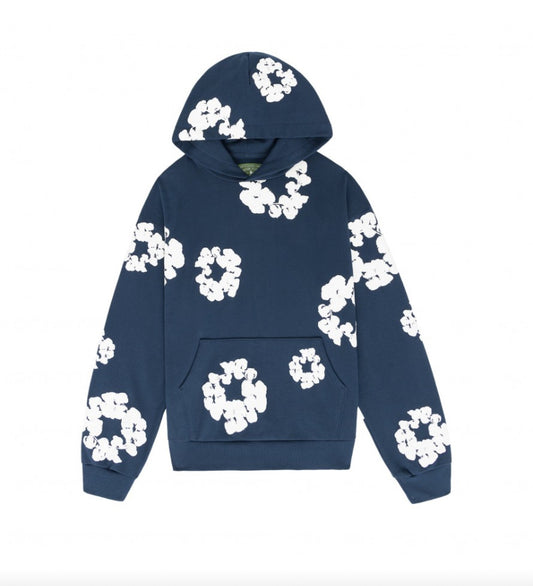 DENIM TEARS THE COTTON WREATH SWEATSHIRT NAVY