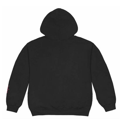 TRAVIS SCOTT BLACKOUT ZIP UP HOODIE BLACK