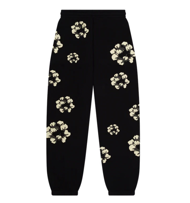 Cactus Tears Wreath Sweatpants Black